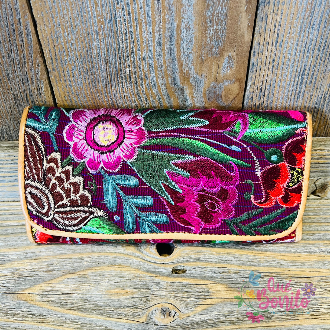 Floral Wallets Unique Styles Que Bonito Mexican and Fashion