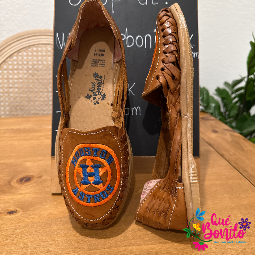 Hand Crafted Leather Huarache Size 5 USA