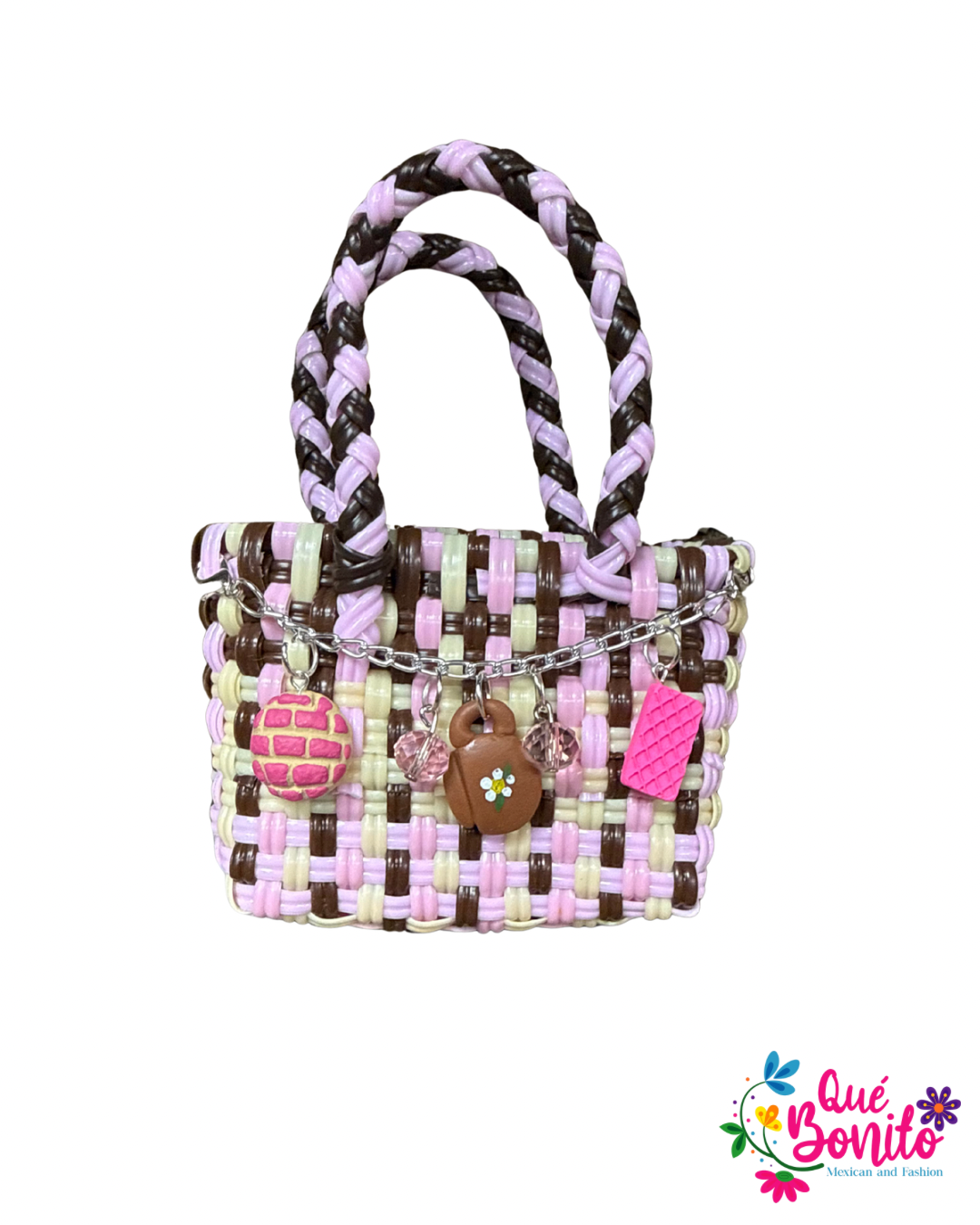 Little Hand Woven Bag with Chain