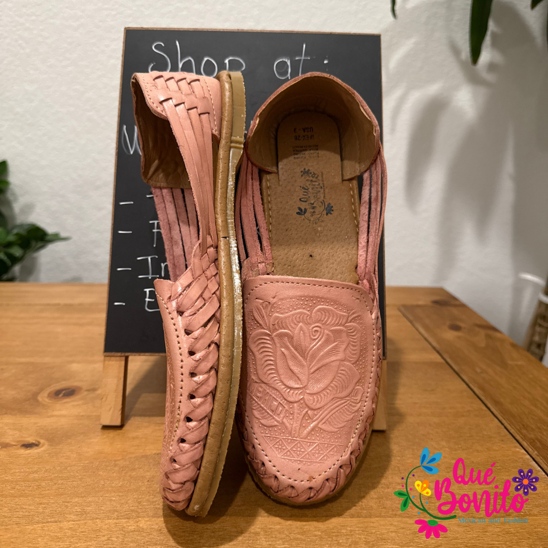 Hand Crafted Leather Huarache Size 8 USA