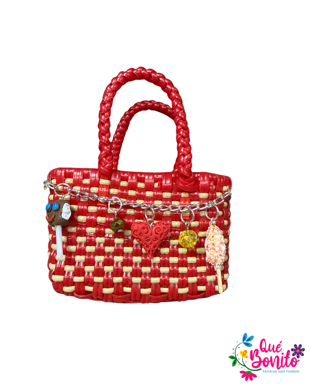 Little Hand Woven Bag with Chain