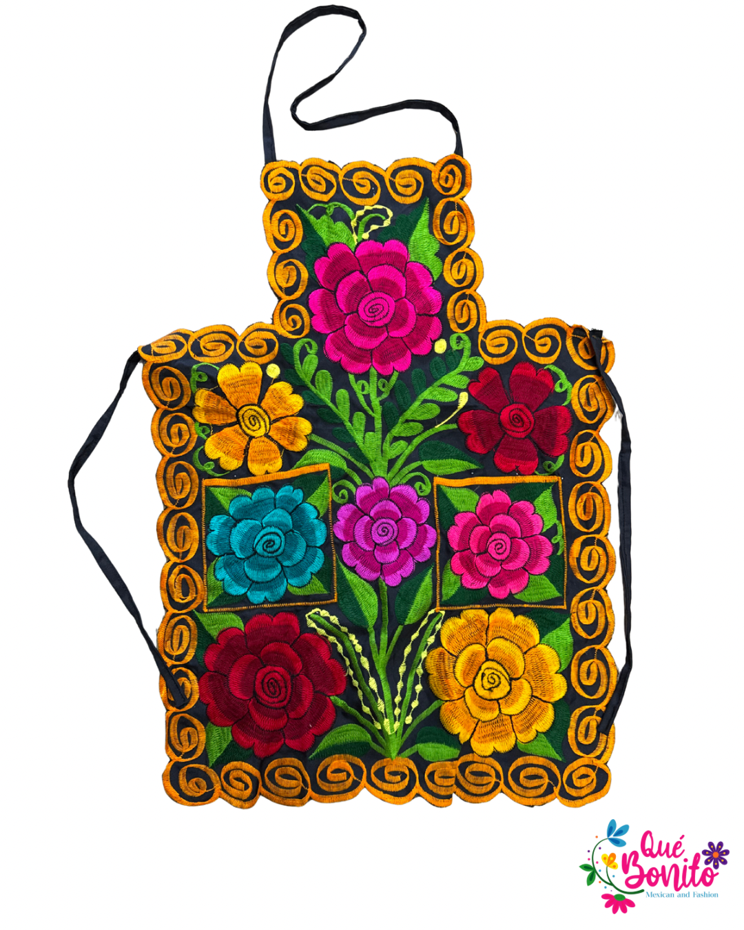 Floral Apron One Size with Adjustable Straps