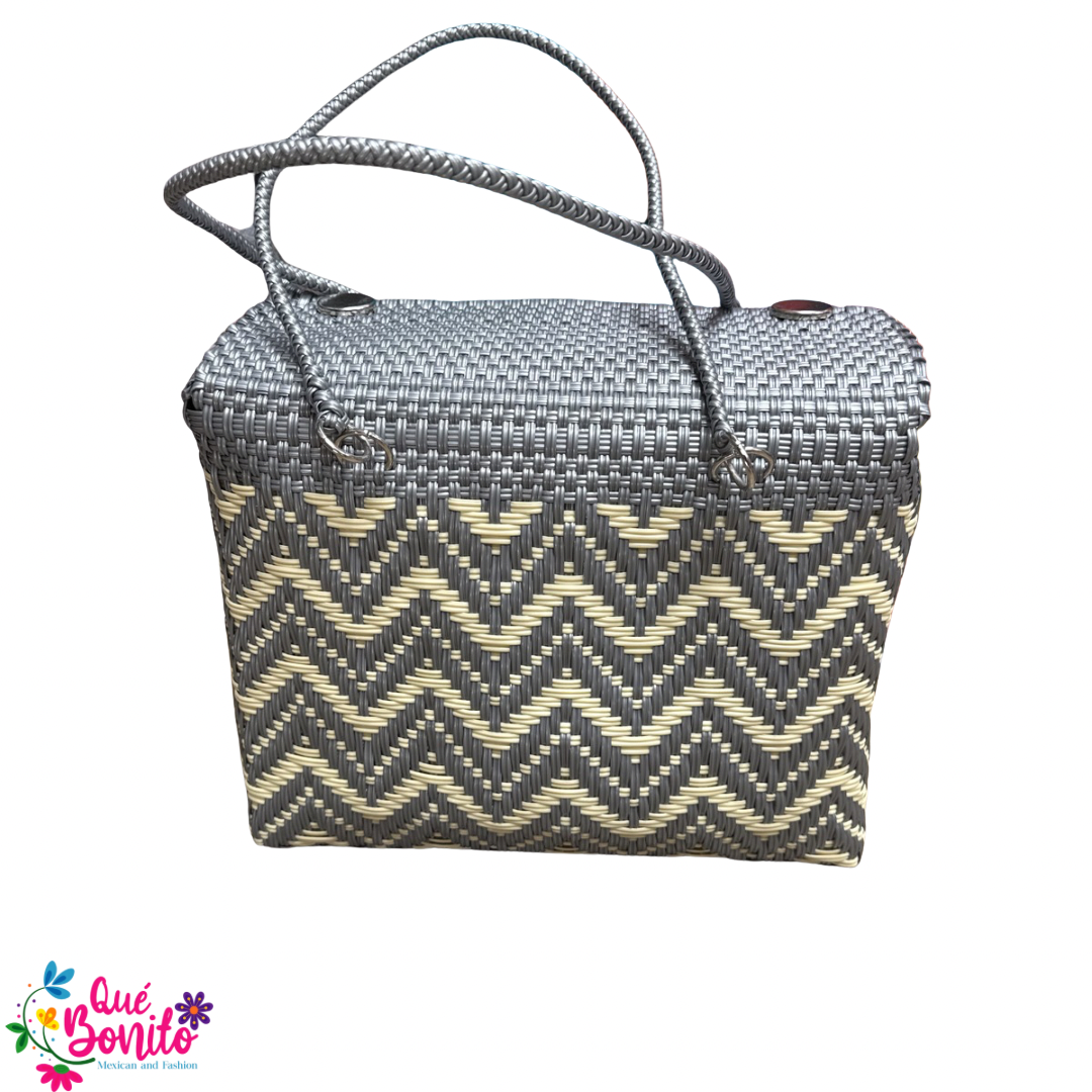 Lunch Box Hand Woven Recycled Plastic Hand Crafted
