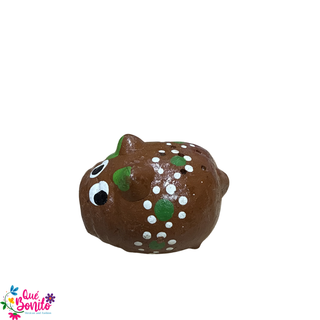 Salt Shaker 2” x 3” Brown Piggy