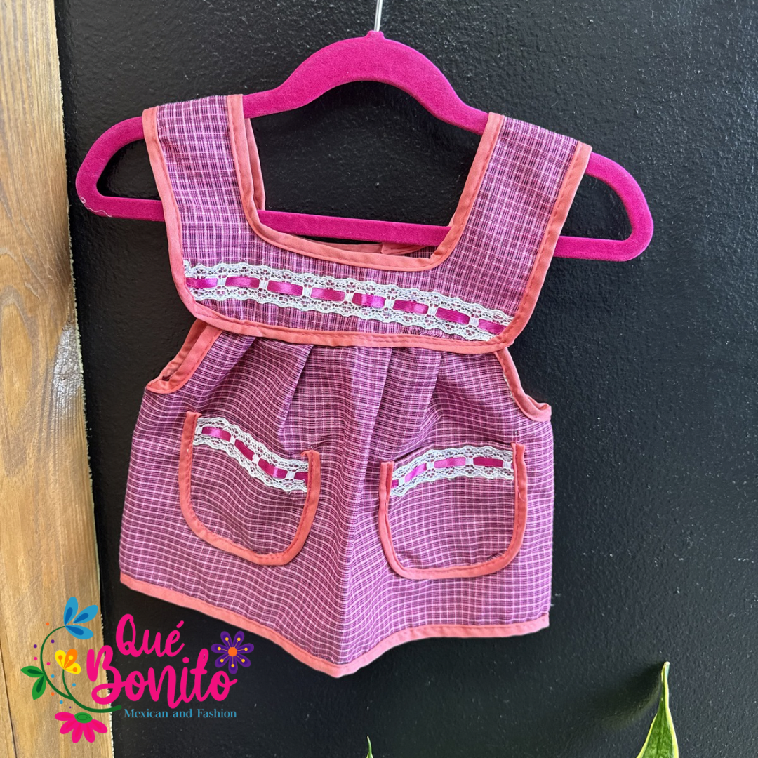 Size 2T Apron for Girls w/Pockets