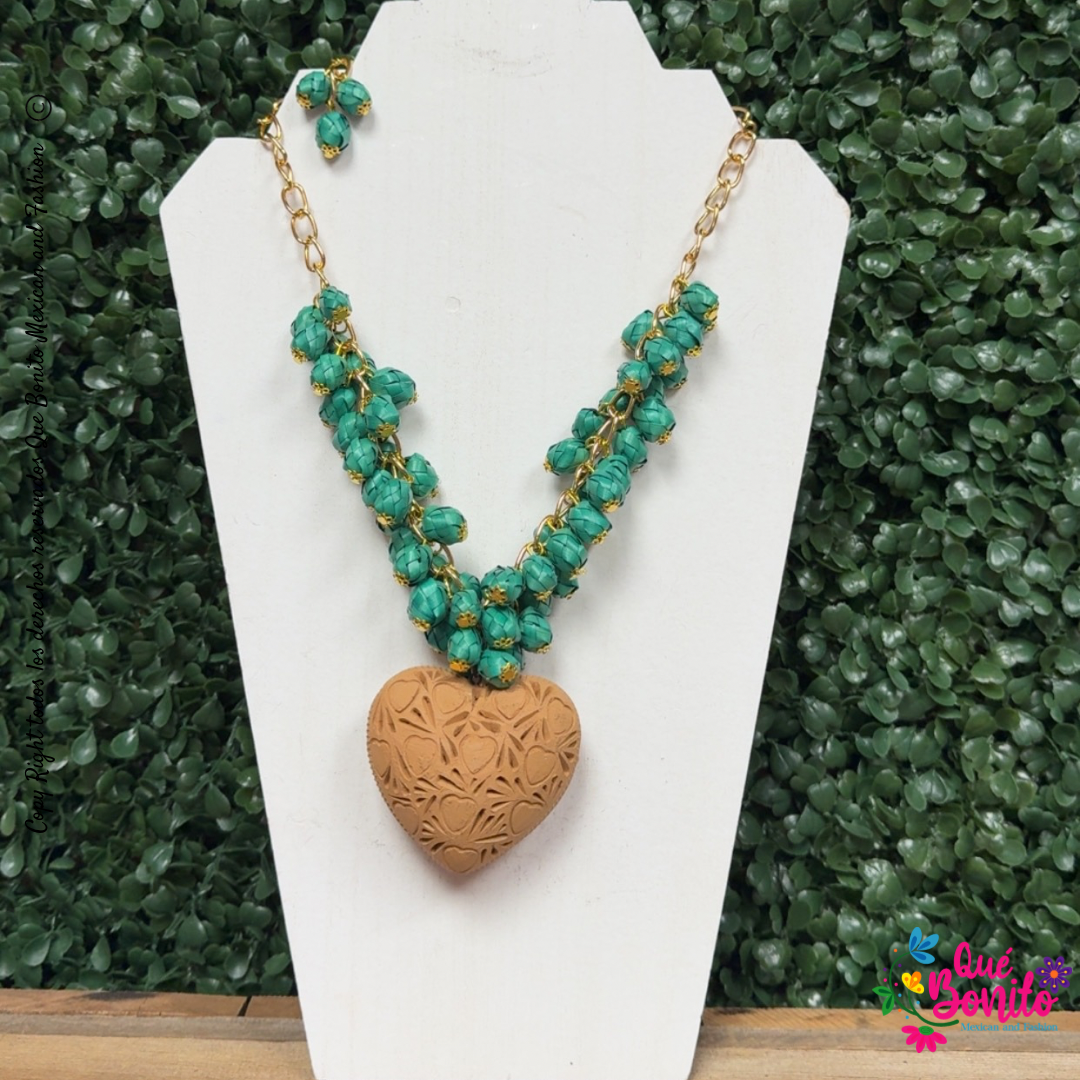 Heart Necklace Handcrafted Versatile Styles One Size