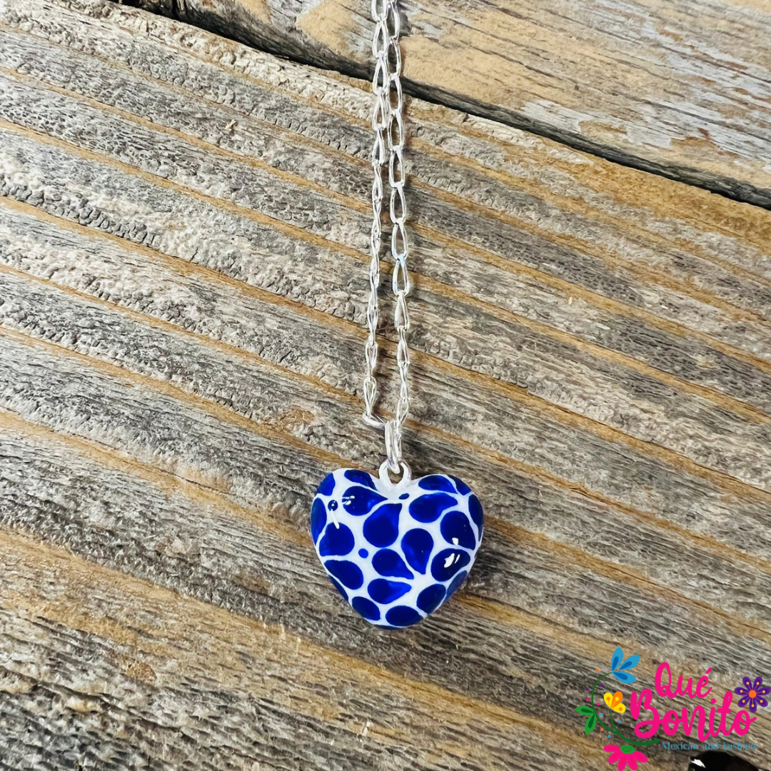 Chain Pendant Talavera Style