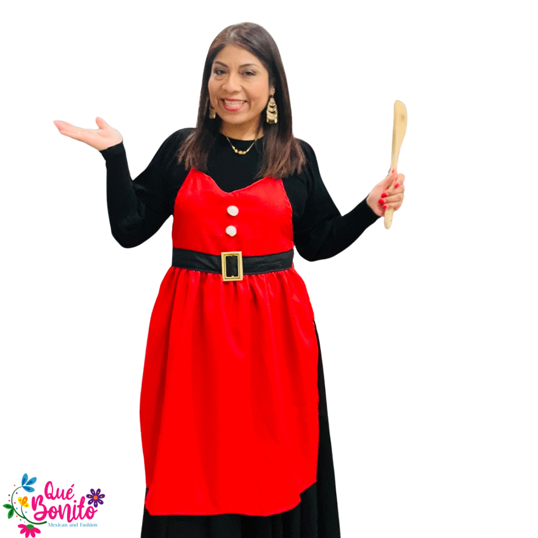 Christmas Santa Red Apron