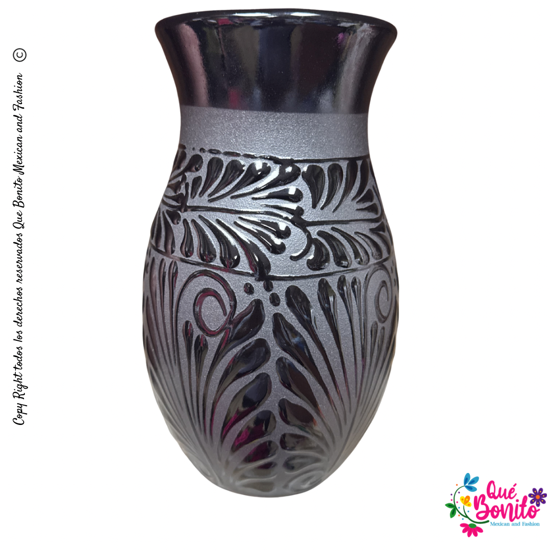 Floral Vase Hand Crafted Water Resistant